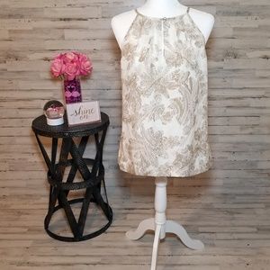 Banana Republic Silk Paisley Tank